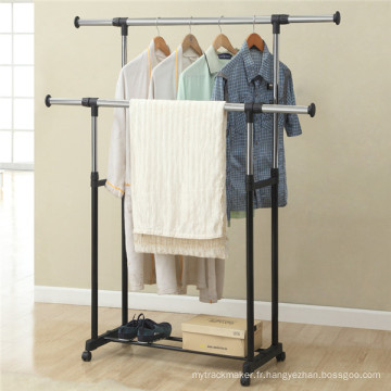 Prix ​​de gros Protable DIY Vertical Clothes Hanger Rack